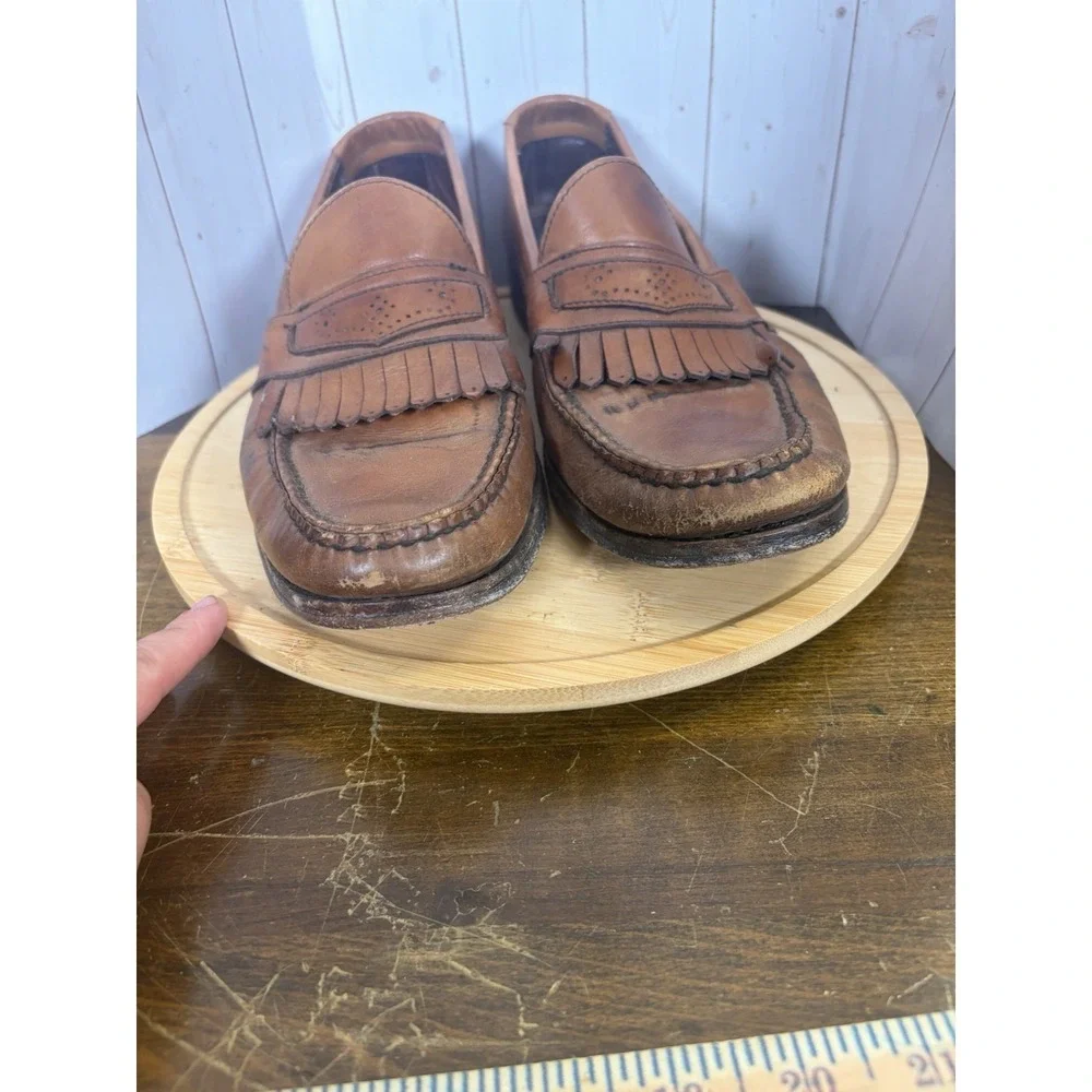 Allen Edmonds Huntington‎ fringe brown 11.5 B